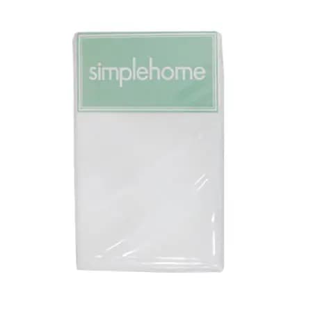 Ảnh Áo Gối SIMPLEHOME Trắng Trơn 0.5 X 0.7M