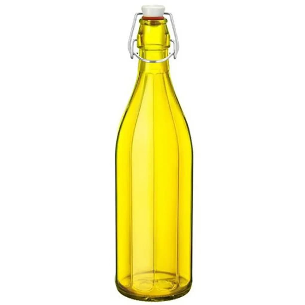 Ảnh OXFORD Chai Thủy Tinh Nắp Cài Kín Hơi 1L Màu Vàng