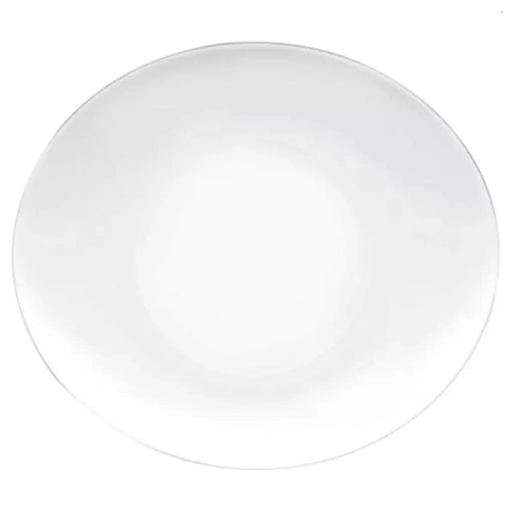 Ảnh PROMETEO Đĩa Thủy Tinh Màu Trắng 22 X 19