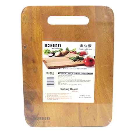 Ảnh Thớt Gỗ Xà Cừ ICHIGO IG7165-21X29X1.5CM