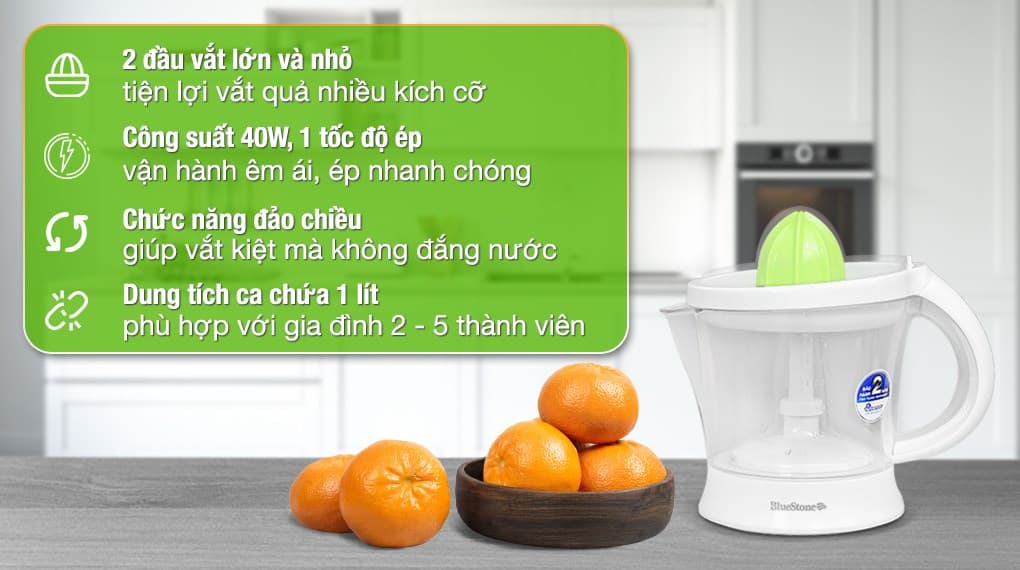 Ảnh Máy vắt cam BlueStone 40W CJB-1129