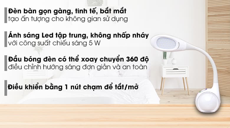 Ảnh Đèn bàn học Điện Quang ĐQ LDL06