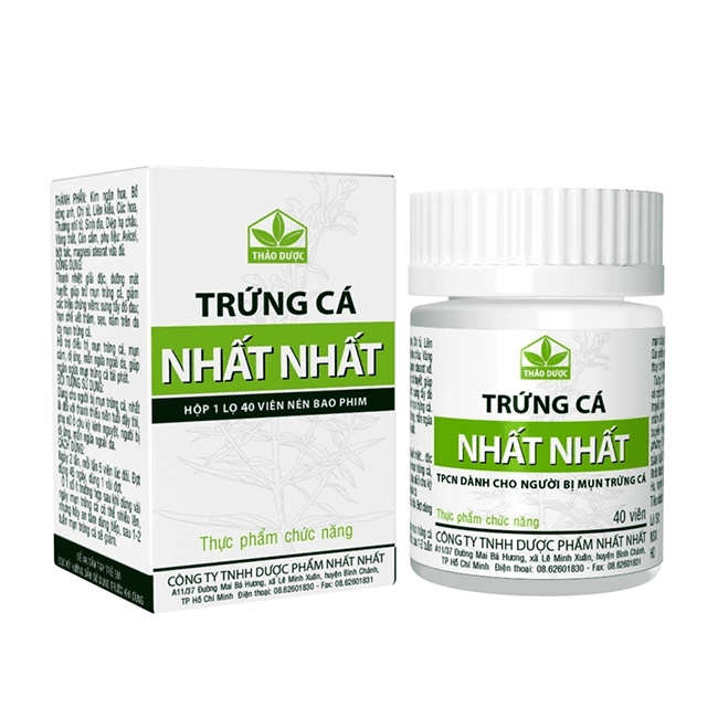 Ảnh Trứng cá Nhất Nhất Cream