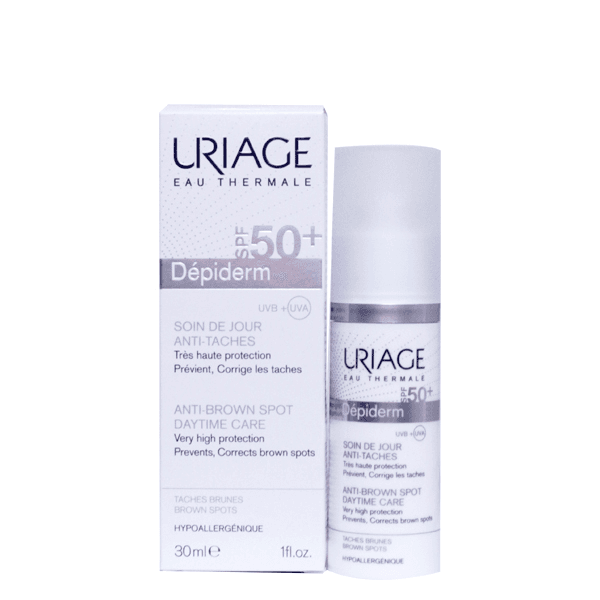 Ảnh Kem ngừa đốm nâu, tàn nhang Uriage Depiderm Soin De Jour Anti-Taches SPF50 30ml