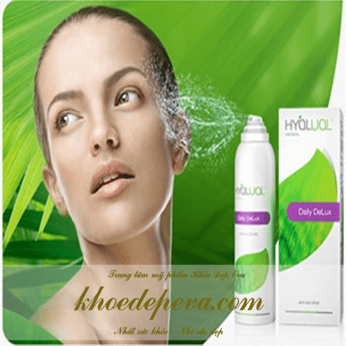 Ảnh Xịt khoáng chống lão hóa Hyalual Daily Delux