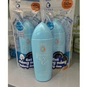Ảnh Kem chống nắng dạng gel chiết xuất tơ tằm trắng Senka Perfect UV Gel 80g