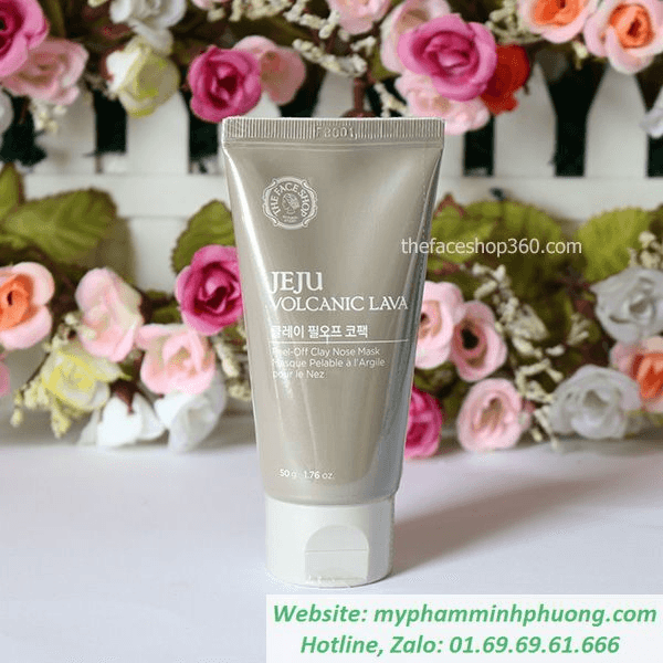 Ảnh Mặt nạ lột mụn đầu đen Volcanic Clay Black Head Clay Nose Pack