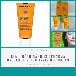 Ảnh Kem chống nắng Uveblock SPF80 Invisible Cream