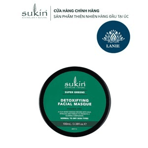 Ảnh Mặt nạ đất sét thải độc Sukin Super Greens Detoxifying Facial Masque 100ml
