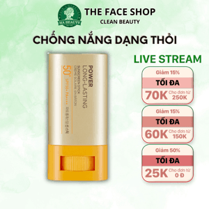 Ảnh Sáp chống nắng Power Long Lasting Sunscreen Stick SPF50+ PA+ 18gr