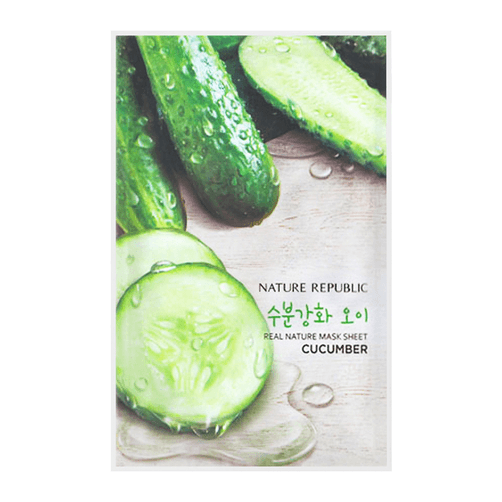 Ảnh Mặt nạ dưa leo Nature Republic Real Nature Cucumber Mask Sheet 23ml