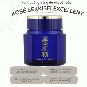 Ảnh Kem dưỡng da ban đêm Kose Sekkisei (Kose Sekkisei) Cream Excellent 50g