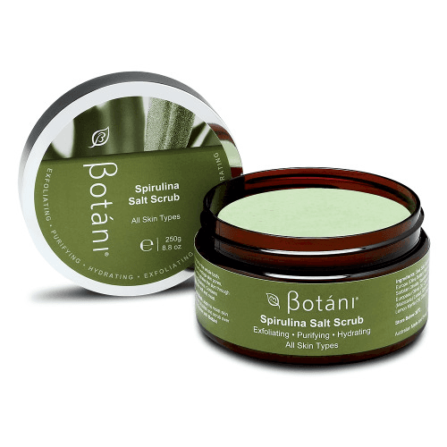 Ảnh Tẩy tế bào chết cơ thể chiết xuất từ muối & tảo biển Spirulina Botani Spirulina Salt Scrub 250g