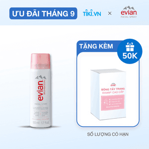 Ảnh Xịt khoáng dưỡng ẩm Evian 50ml