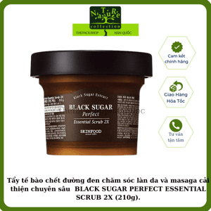 Ảnh Tẩy Tế Bào Chết Skinfood Black Sugar Perfect Essential Scrub 2X