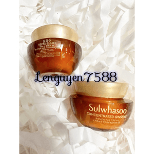 Ảnh Kem nhân sâm cao cấp phục hồi da lão hoá Sulwhasoo Concentrated Ginseng Renewing Cream 5ml