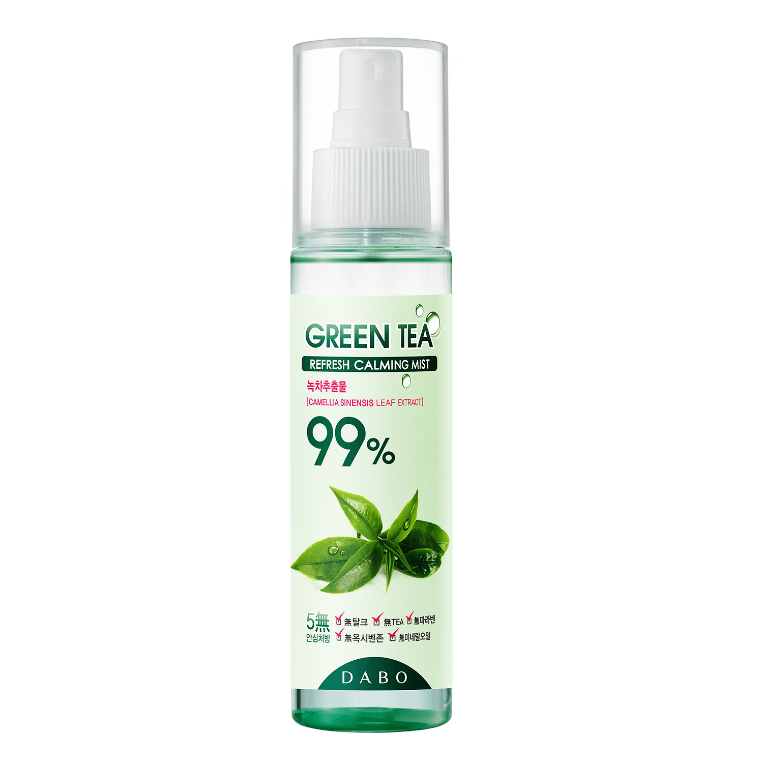 Ảnh Xịt khoáng trà xanh Dưỡng da - Dabo Green Tea Calming Mist 100ml