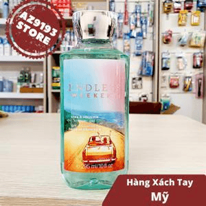 Ảnh Gel tắm Bath Body Works Endless Weekend 295ml
