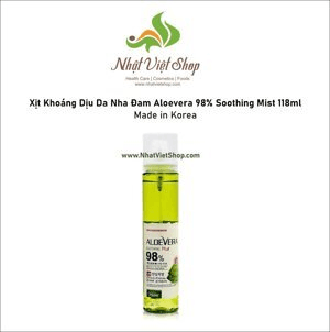 Ảnh Xịt khoáng lô hội Aloe Vera Soothing Mist 98% 118ml