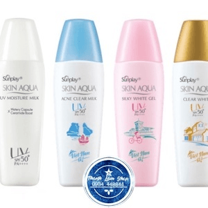 Ảnh Sữa chống nắng dưỡng trắng da mặt Sunplay Skin Aqua Acne Clear