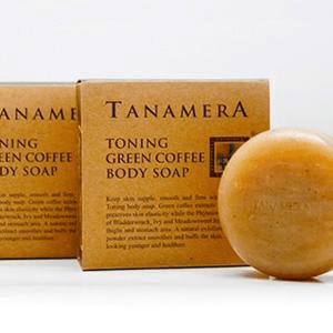 Ảnh Xà bông tắm cà phê xanh Tanamera chống lão hóa 100g