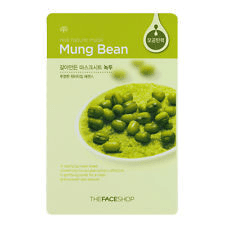 Ảnh Mặt nạ đậu xanh The Face Shop Real Nature Mask Mung Bean