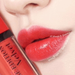 Ảnh Son Bourjous Rouge Edition Velvet 20 - Poppy days Cam Đỏ 7.7 ml