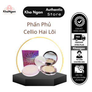 Ảnh Phấn phủ siêu mịn Cellio Shining Ex Twoway Cake