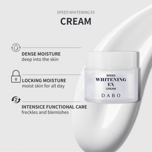 Ảnh Kem dưỡng trắng da nhanh làm mờ vất hắc tố đen ngừa nám Dabo Speed Whitening Ex Cream