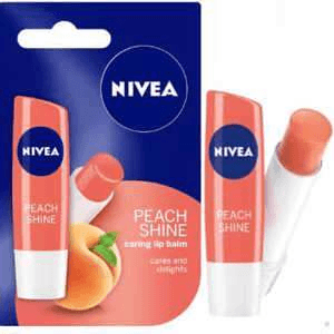 Ảnh Son dưỡng ẩm Nivea Peach Shine hương đào 4.8g