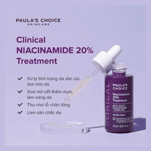 Ảnh Tinh chất se khít lỗ chân lông tối ưu Paula's Choice Clinical Niacinamide 20% Treatment 20ml