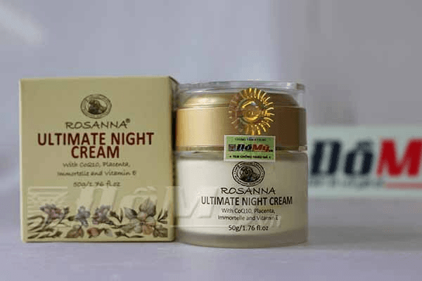 Ảnh Kem Dưỡng Da Ban Đêm Rosanna Ultimate Placenta Night Cream - 50g