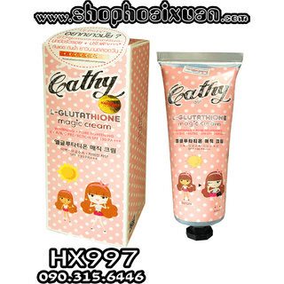 Ảnh kem dưỡng trắng và che khuyết điểm body Cathy L-Glutathione Magic