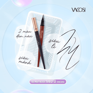 Ảnh Gel kẻ viền mắt Vacosi Gel EyeLiner Natural Studio 5g