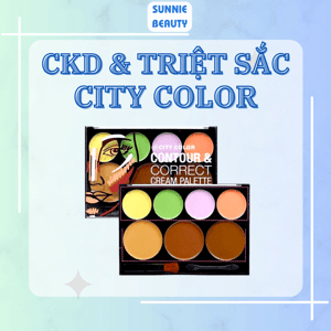 Ảnh Tạo khối & Che khuyết điểm City Color Contour & Correct Cream Palette