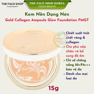 Ảnh Kem nền The Face shop Gold Collagen Ampoule Foundation