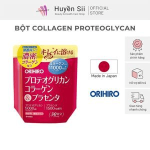 Ảnh Bột Collagen Proteoglycan nhau thai heo 11000mg Orihiro 180g