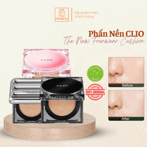 Ảnh Bộ phấn nước trang điểm Set clio cover liquid founwear cushion fall set
