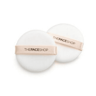 Ảnh Bông tán phấn The Face Shop Round Flocked Puff