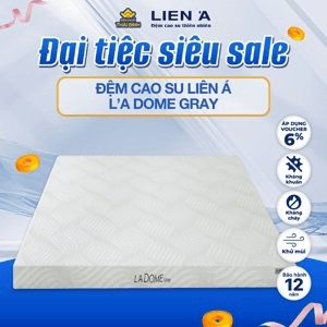Ảnh Đệm cao su Liên Á L’A DOME Grey 15cm