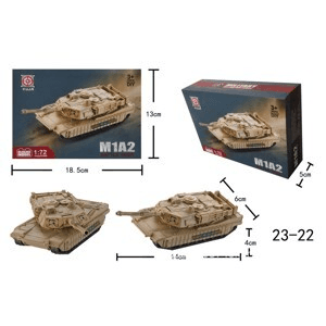 Ảnh Mô hình kim loại lắp ráp 3D Piececool Xe Tăng M1A2 Sep Tusk II