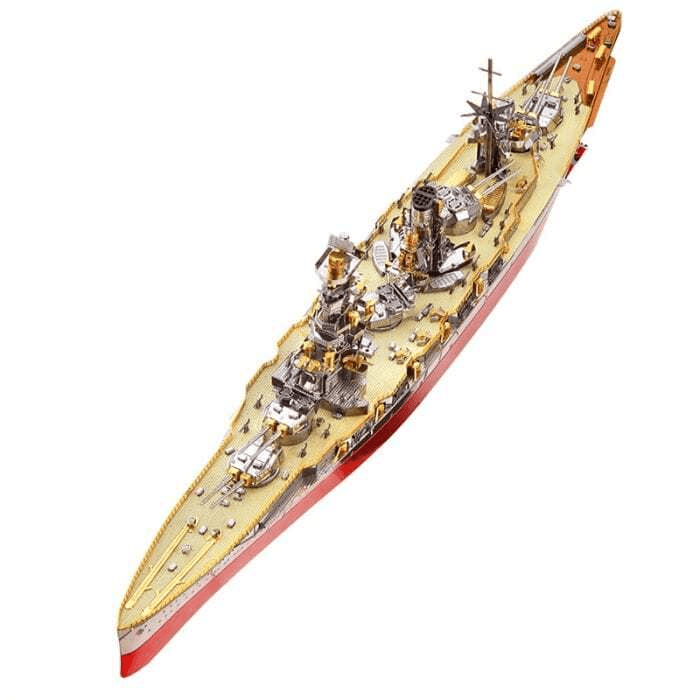 Ảnh Mô hình kim loại lắp ráp 3D Piececool Thiết Giáp Hạm Fuso Battleship