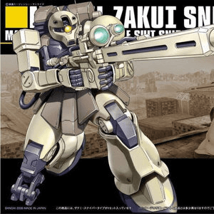 Ảnh Mô hình Gundam HG MS-05L Zaku I Sniper Type Bandai