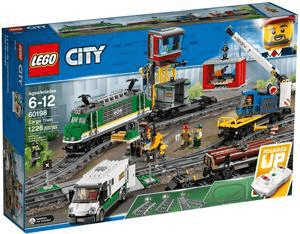 Ảnh Đồ chơi lắp ráp Lego City 60198 - Xe lửa chở hàng điều khiển từ xa