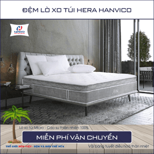 Ảnh Nệm lò xo Hanvico Hera 36cm