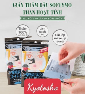 Ảnh Giấy thấm dầu Kose Softymo 60 miếng