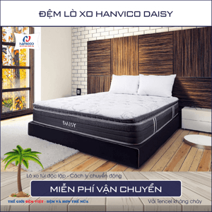 Ảnh Đệm lò xo túi Daisy Hanvico cao cấp