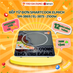 Ảnh Bếp từ dương 1 vùng nấu Elmich Smartcook ICS-3873