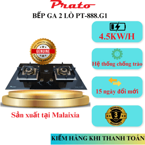 Ảnh Bếp gas âm Prato PT-888.G1