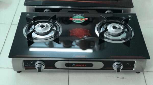 Ảnh Bếp gas đôi mặt kính AirPort (Sen Inox) APB707